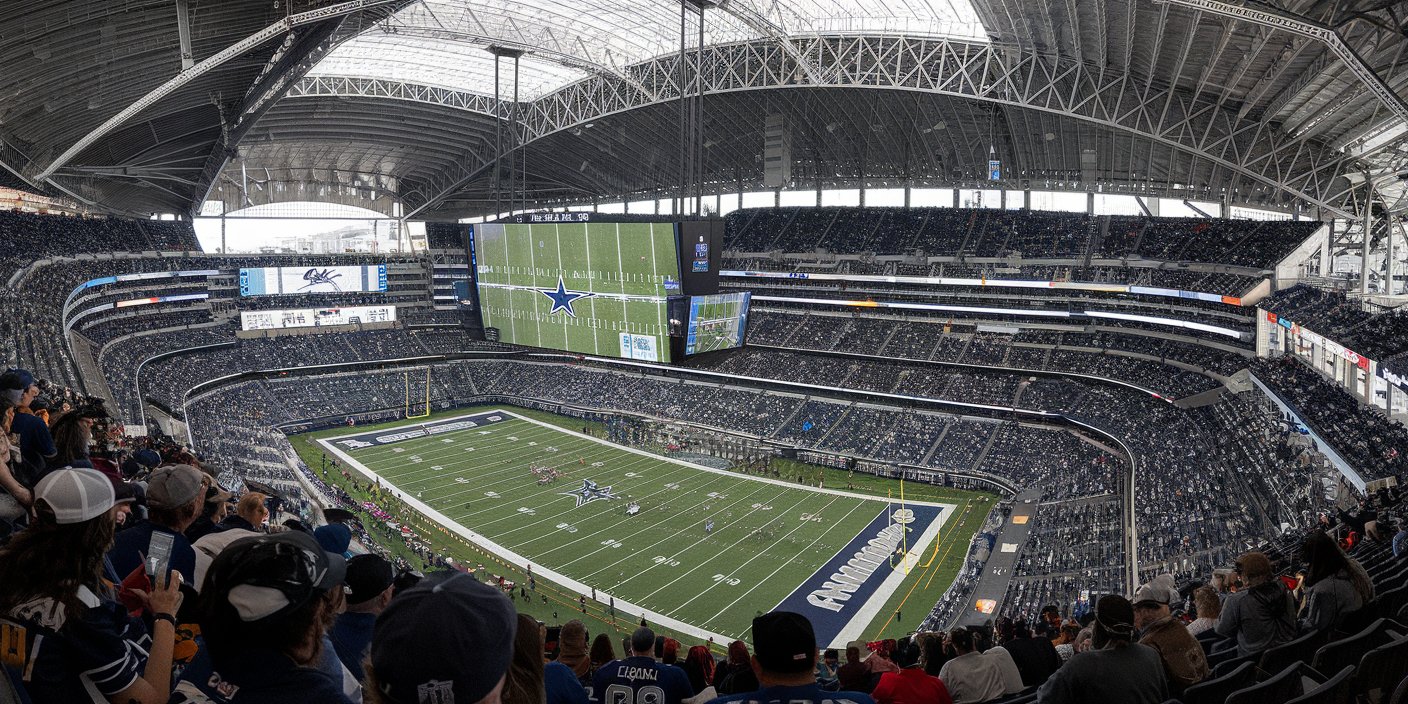 AT&T Stadium in Arlington, home to the Dallas Cowboys, is an architectural marvel with state-of-the-art facilities, a massive video screen, and a retractable roof. Enjoy an exhilarating game-day experience, explore with guided stadium tours, and attend various events like concerts, boxing matches, and monster truck shows