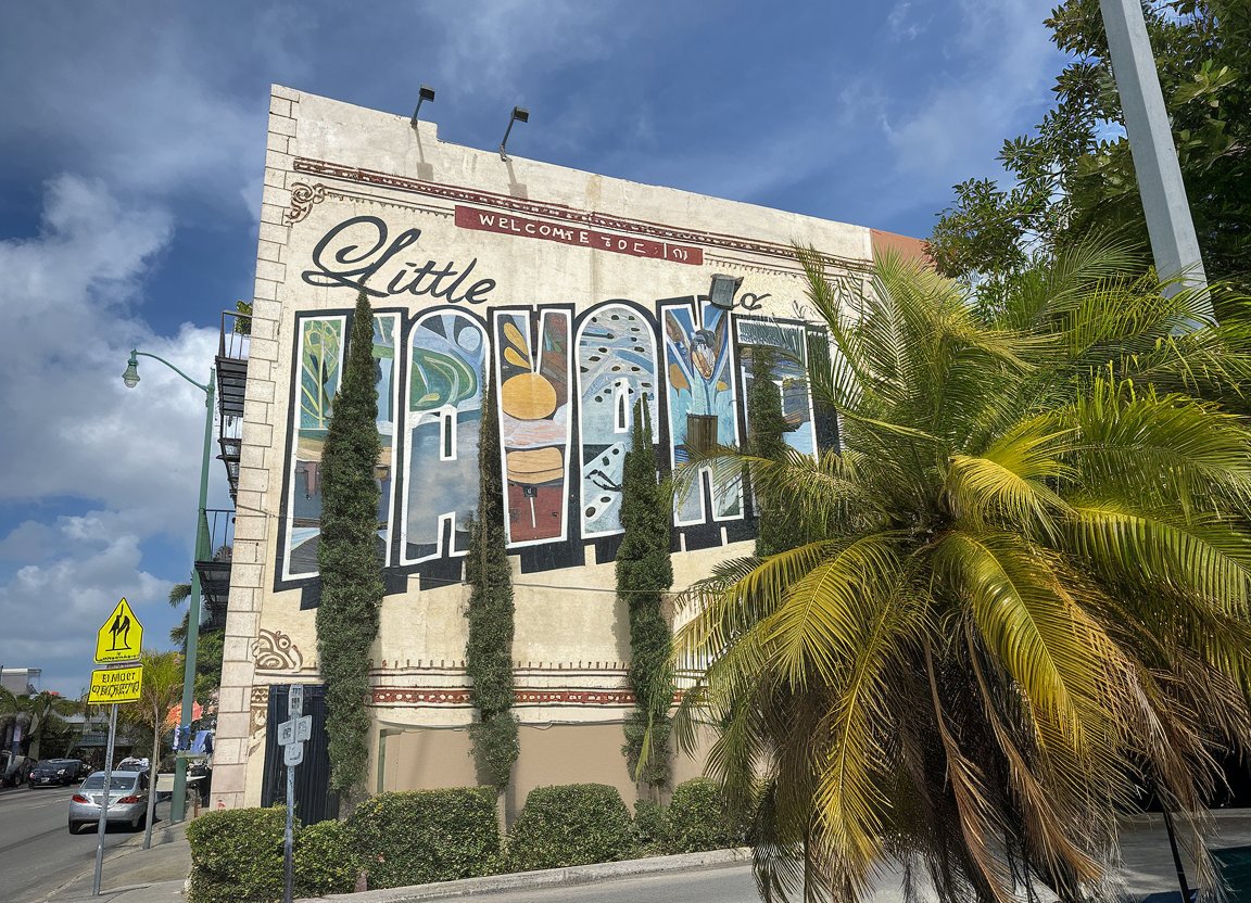 Miami’s Little Havana neighborhood is a vibrant cultural and culinary hub that celebrates Cuban heritage. Located near Downtown, it features Calle Ocho (8th Street) lined with colorful murals, Cuban cafes, cigar shops, and the Ball & Chain bar, offering live Cuban music and salsa dancing, reminiscent of Havana’s 1950s nightlife