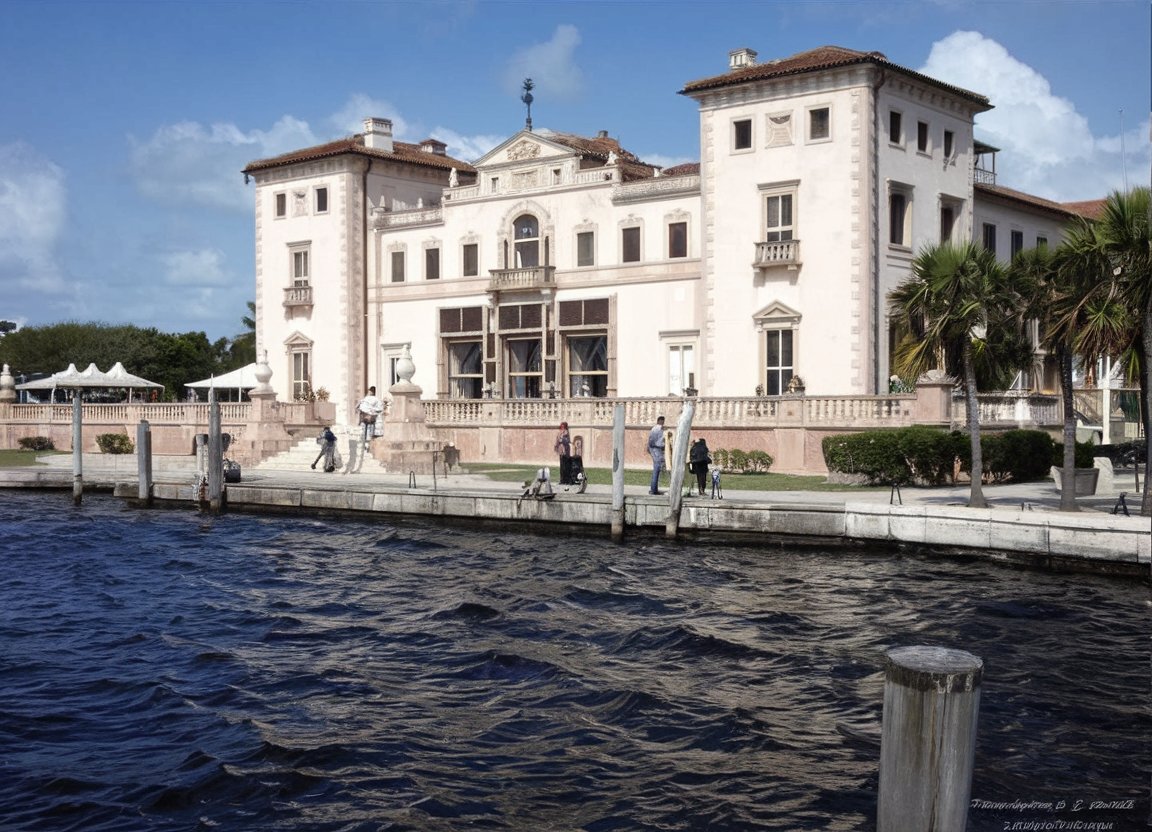 The Vizcaya Museum and Gardens in Miami is a European-inspired estate showcasing Italian Renaissance-style architecture, lavish gardens, and antique European furnishings. Visitors can explore the gardens with terraces, fountains, and classical sculptures, or enjoy seasonal events like Moonlight Garden Tours. A popular venue for weddings and photoshoots, Vizcaya also hosts educational programs and art exhibitions for a rich cultural experience